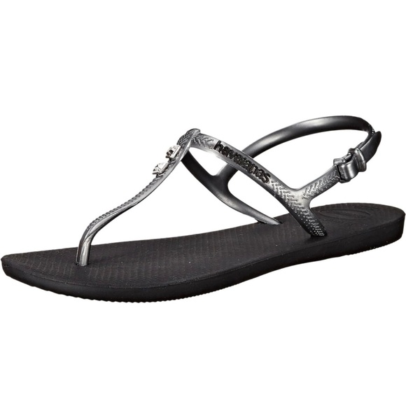 Havaianas Shoes - NEW!  Havaiana Freedom Glamour sandals with Swarovski crystals - 35/6